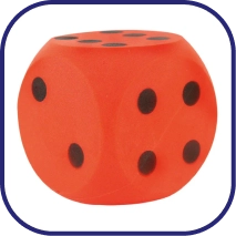 rode dobbelsteen spel