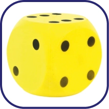 gele dobbelsteen spel